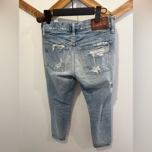 MOUSSY MID RISE DISTRESSED JEANS - Picture 5 of 7